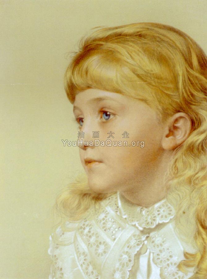 Portrait of May Gillilan - 安东尼·弗雷德里克·奥古斯塔斯·桑迪斯